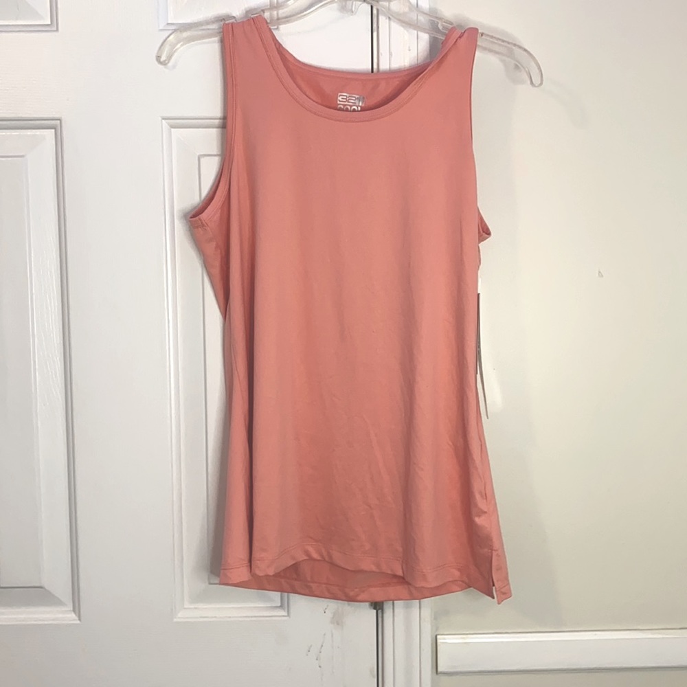 Neon coral tank top XS brand new